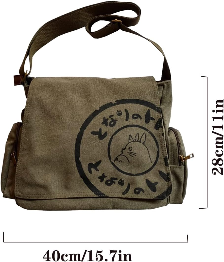 Men'S Korean Canvas Bag Men'S Shoulder Bag Men'S Large Capacity Computer Casual Bag