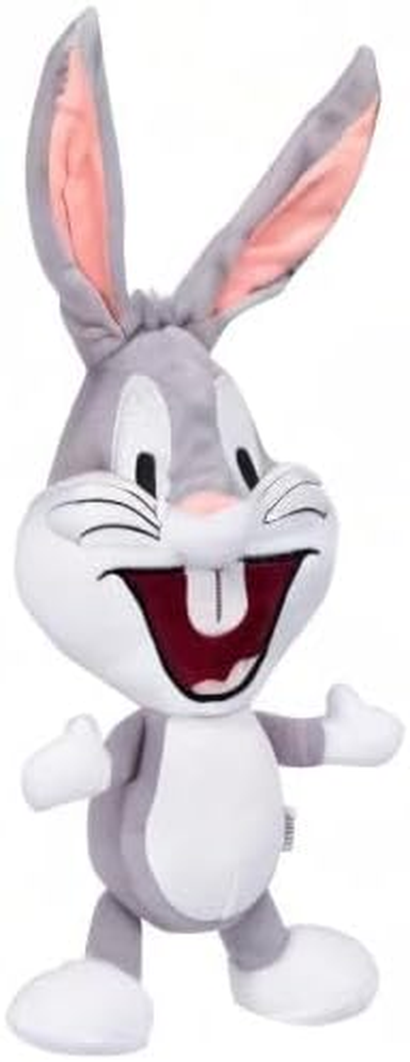 LOONEY TUNES for Pets Bugs Bunny Big Head Plush Dog Toy | Stuffed Animal for Dogs, Plush Figure Dog Chew Toy, Officially Licensed from Warner Bros - 12 Inch Jumbo Size Dog Toy image number 3