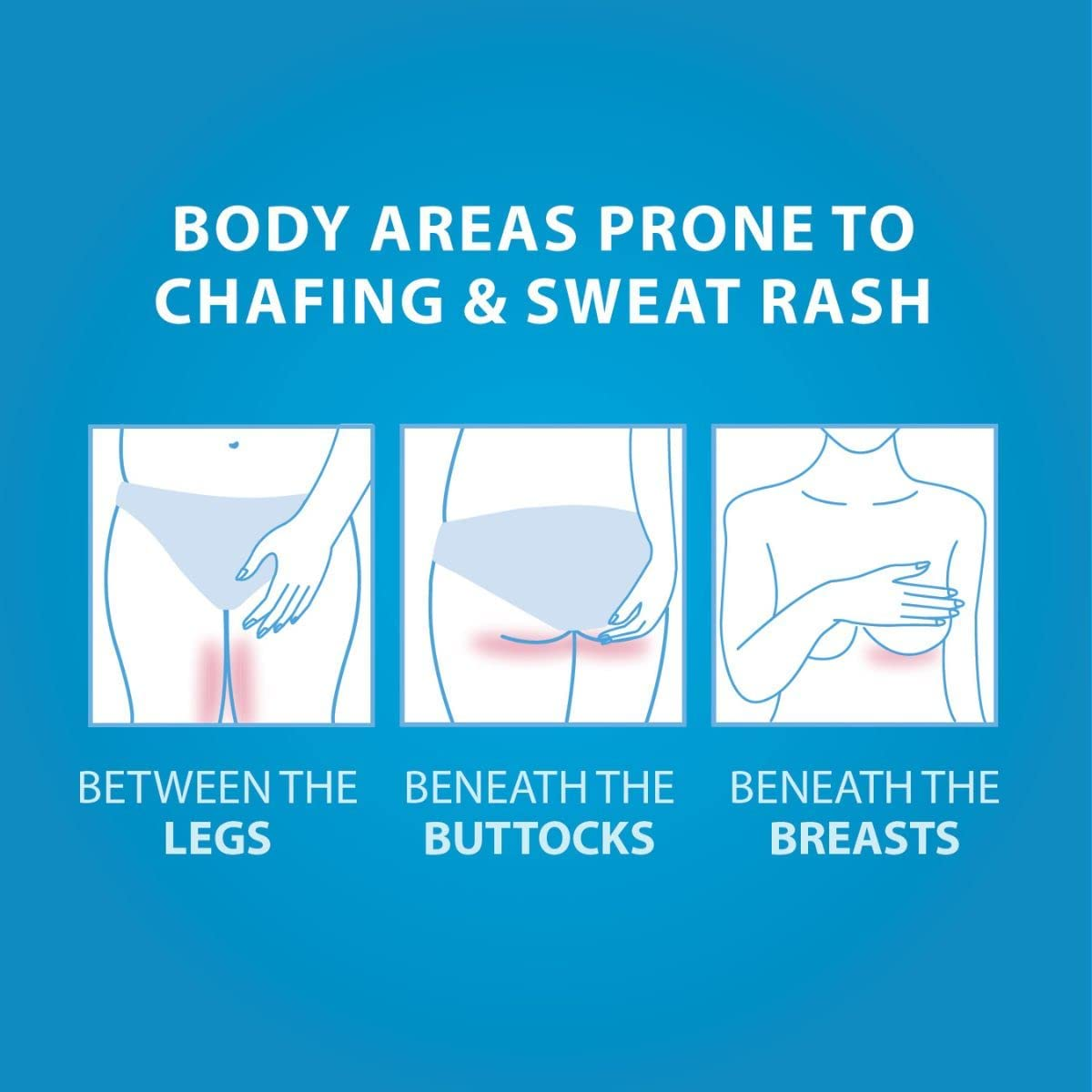 Dermal Therapy Chafing & Sweat Rash Prevention Cream | Triple Action Formula That Helps Prevent Redness and Soreness | 75G image number 1