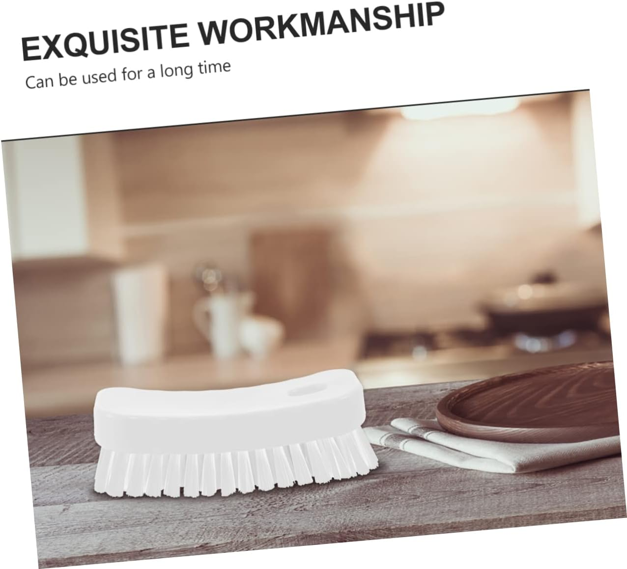 SAFIGLE Soft Bristle Nail Scrub Brush Double Sided Manicure Kit Stiff Fingernail Brush