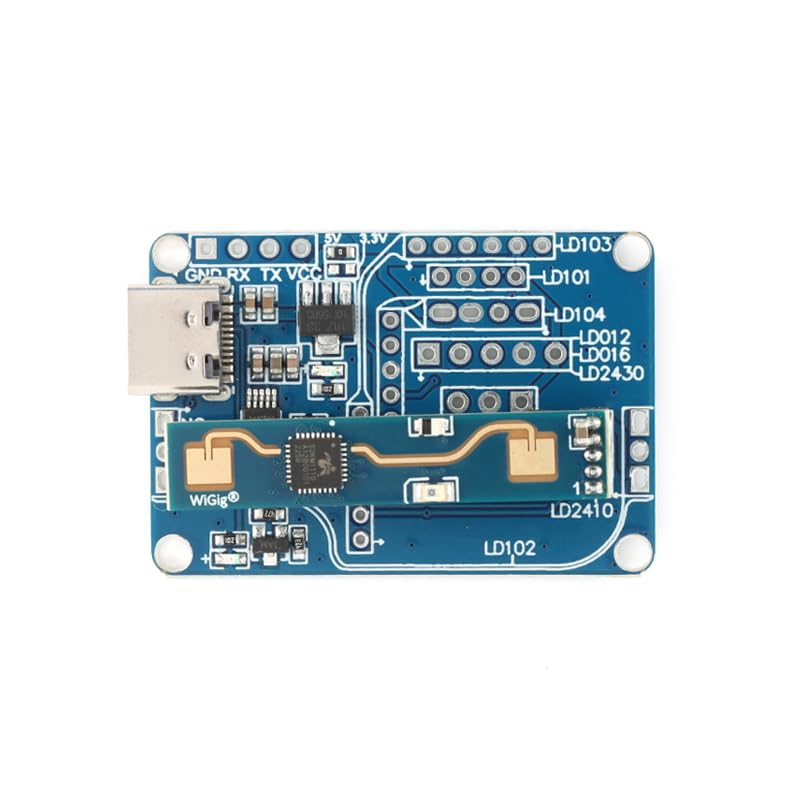 JESSINIE HLK-LD2410B 24Ghz Human Presence Radar Module Test Kit with Bluetooth LD2410 Smart Human Detection Sensor Module Board with Bluetooth Test Kit image number 4