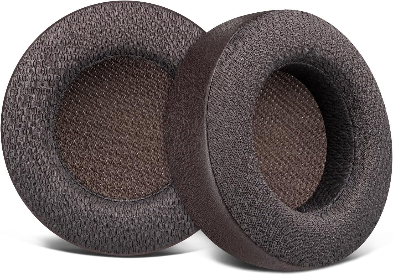 SOULWIT Mesh Fabric Earpads Replacement for Corsair Virtuoso RGB Wireless XT SE Gaming Headset, Ear Pads Cushions with High-Density Noise Isolation Foam, Added Thickness - Black