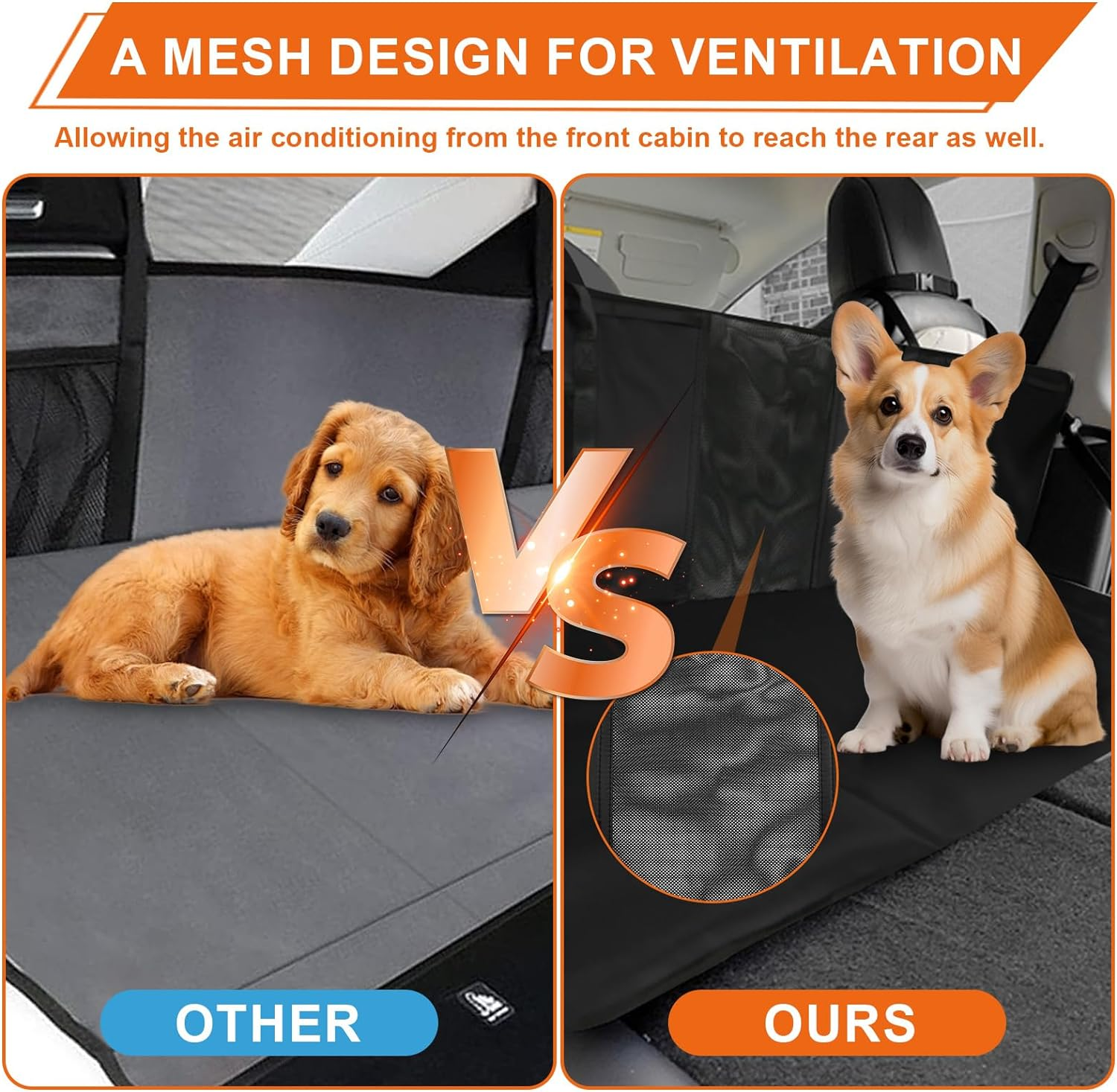 Back Seat Extender Compatible with Tesla Model Y/3 & Most SUV, Camping Rear Seat Mattress Bottom Extension, Travel Back Bed Platform Extension Plate, Sleeping Head Protection image number 3