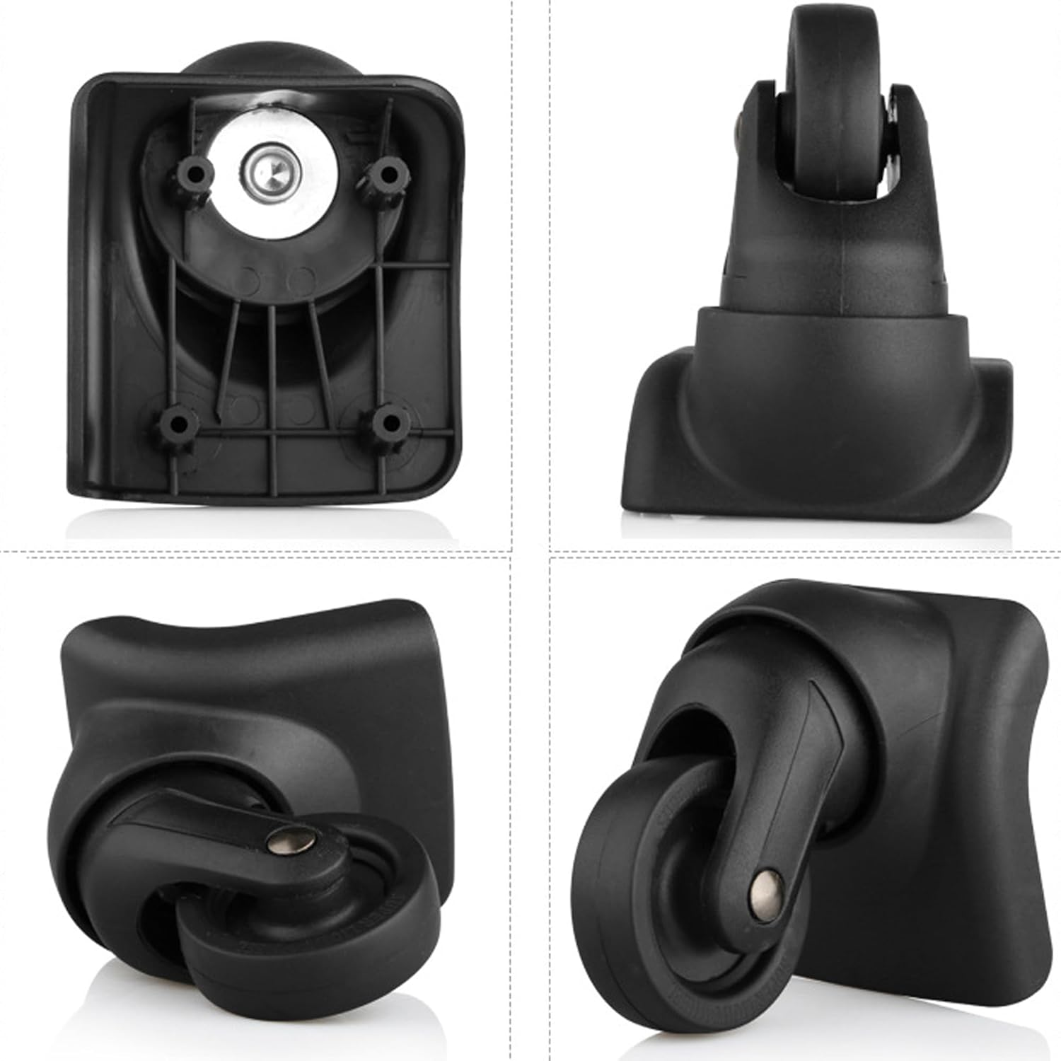 Tarppedrock Replacement Luggage Wheels for Suitcases, Set of 2, Luggage Wheels Replacement Left & Right Spinner Wheels for Suitcase Travel Customs Case (TR44R - 2 Pcs) image number 5