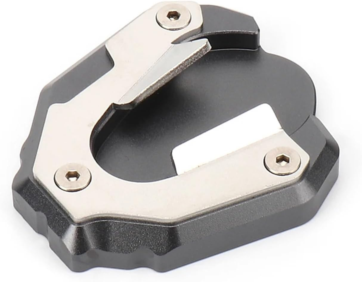 MKDRSRU Fit for Tiger 1200 GT Pro for TIGER 1200 GT Explorer 2023 2024 Motorcycle Kickstand Foot Side Stand Extension Pad Support Plate(Black)