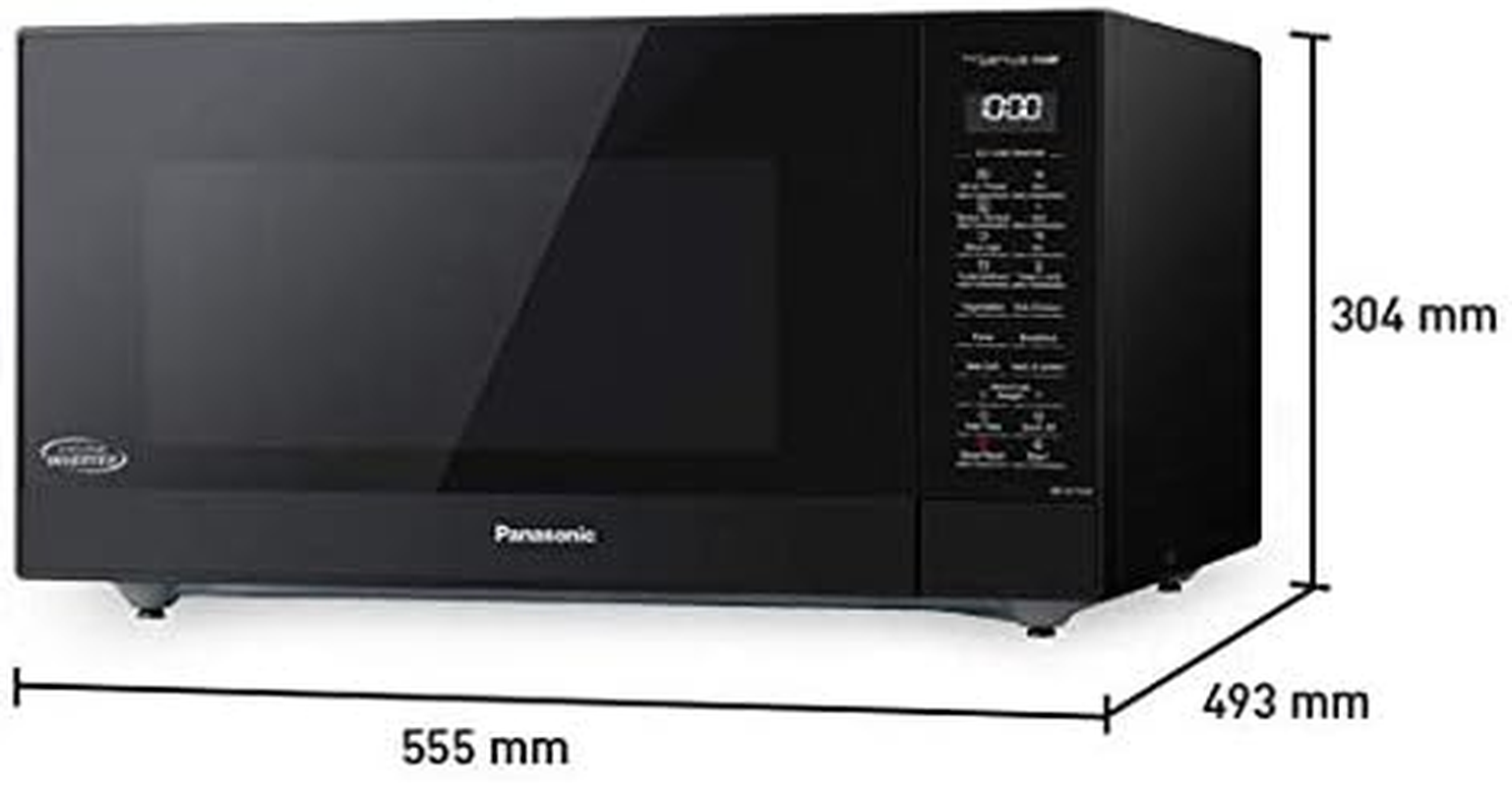 Panasonic 44L 1100W Cyclonic Inverter Microwave Oven, Black (NN-ST75LBQPQ)