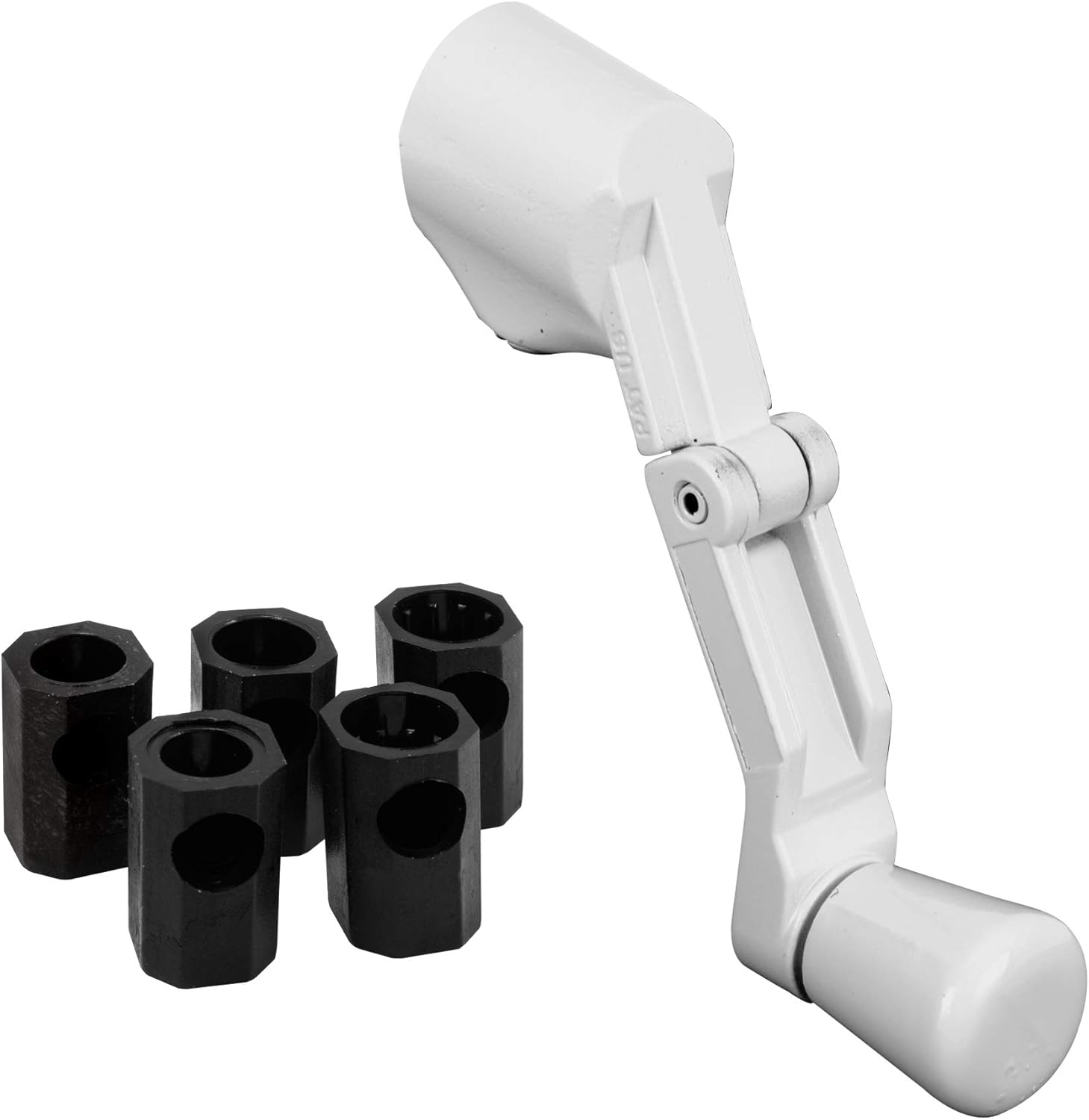 Prime-Line Products H 3962 Universal Spline Folding Casement Handle, White image number 1