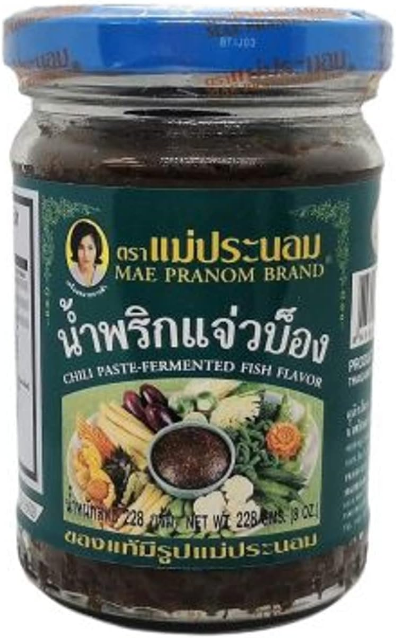 Mae Pranom Thai Chilli Paste Fermented Fish Flavour 228 G image number 4