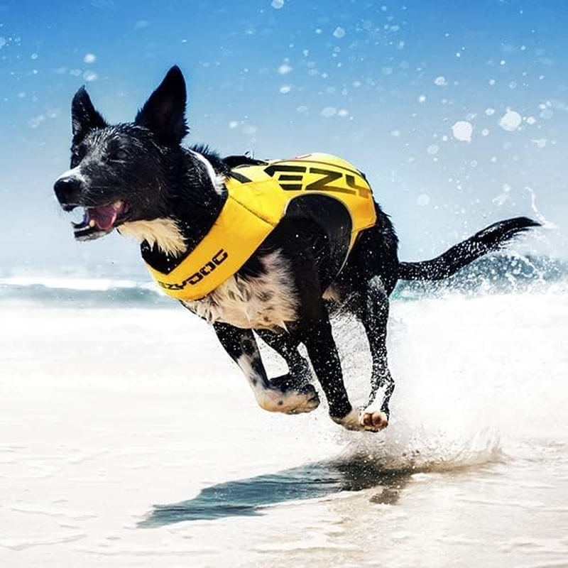 Ezydog DFD X2 Boost - Dog Life Jacket, Premium Float Vest for Dogs, Streamline, Ergonomic Swimming Aid, Reflective, Easy to Fit, Fits All Dog Breeds (S, Yellow) image number 4