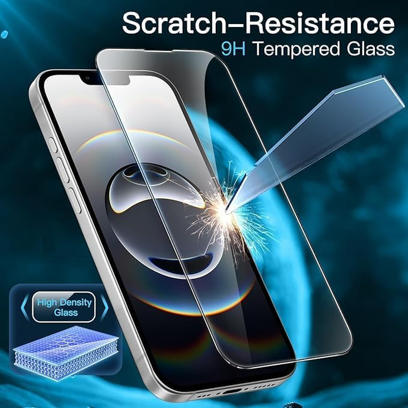 10 Set Tempered Glass Screen Protector for Apple Iphone 16E Front and Film Back image number 1