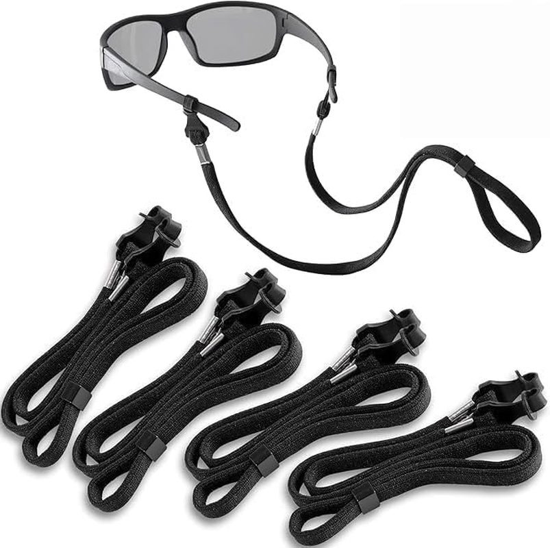 4Pcs Glasses Chain, Sunglasses Chains, Glasses Straps for Men and Women Chain Cord Eyewear Retainer image number 3