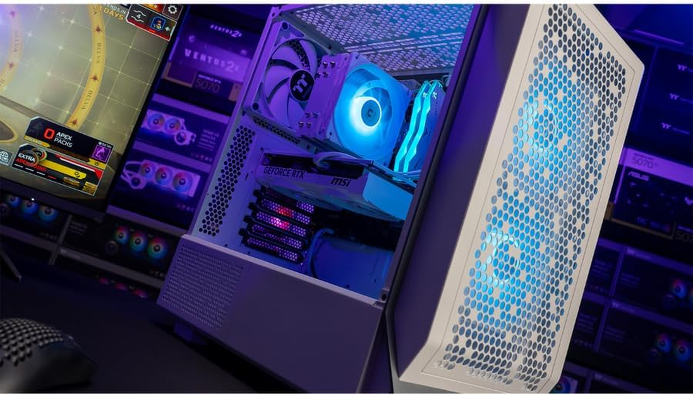 Thermaltake Gaming System Infinity PRO V6 Snow - AMD 7600 / RTX 5070/ B650 Wifi/ 32GB Ram/Ceres 300 Snow, CA-4J2-00D6WA-A6 image number 4
