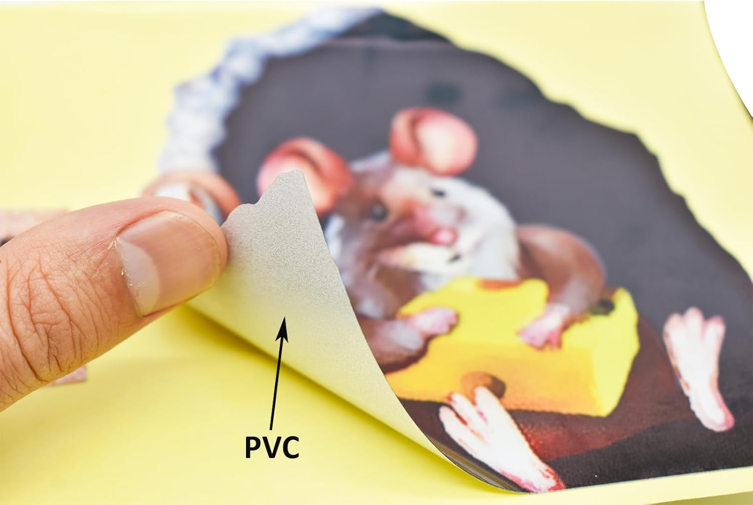 Maydahui 4 Sheets Cartoon Wall Hole Mouse Riding Motorcycle Wall Decal Mouse Playing Guitar Wall Corner Sticker Mouse Hold Cheese and Mouse Take Doll Baseboard Decor Peel and Stick for Kids Room Nursery Bedroom image number 5