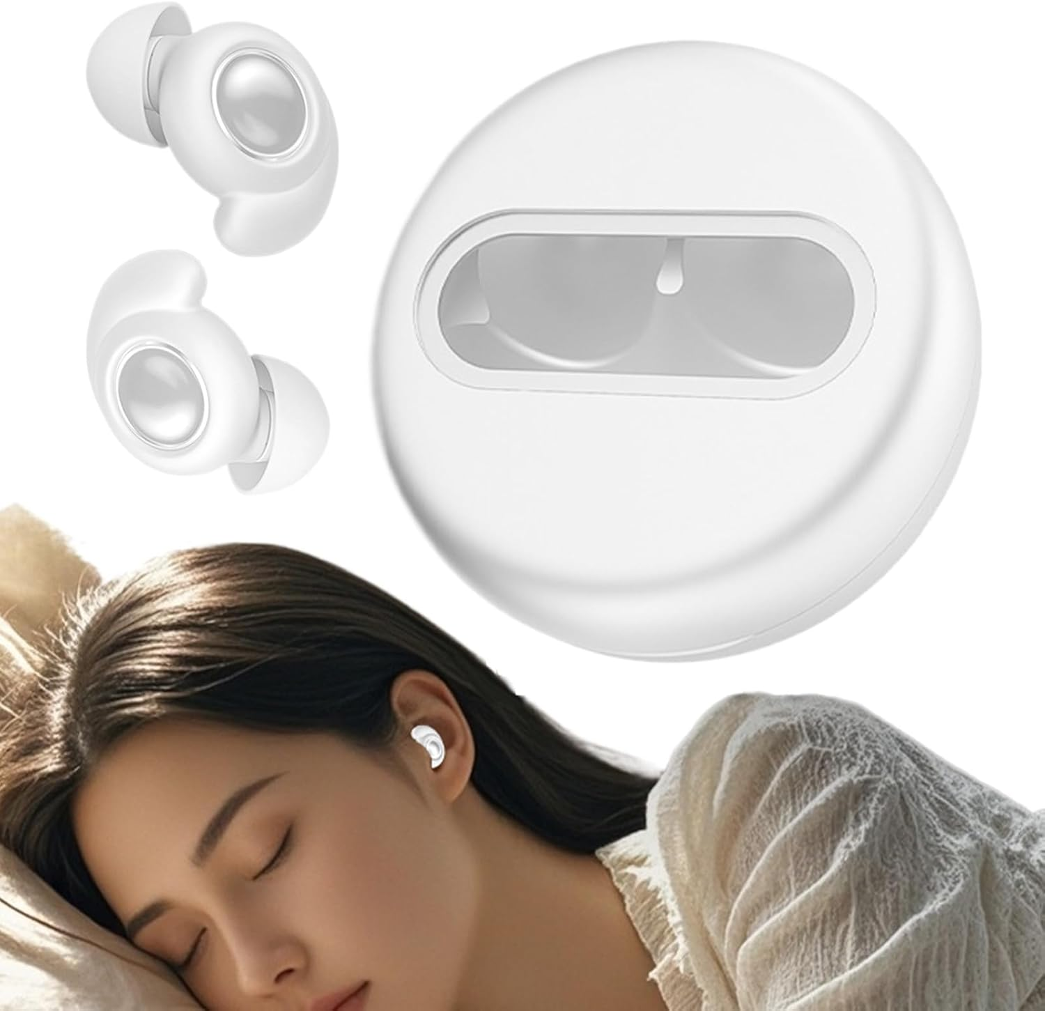 Sleep Headphones, Headphones for Sleeping, Comfortable Earmuffs Wireless Noise-Cancelling Earphones for Snoring Plane Meditation Travel image number 1