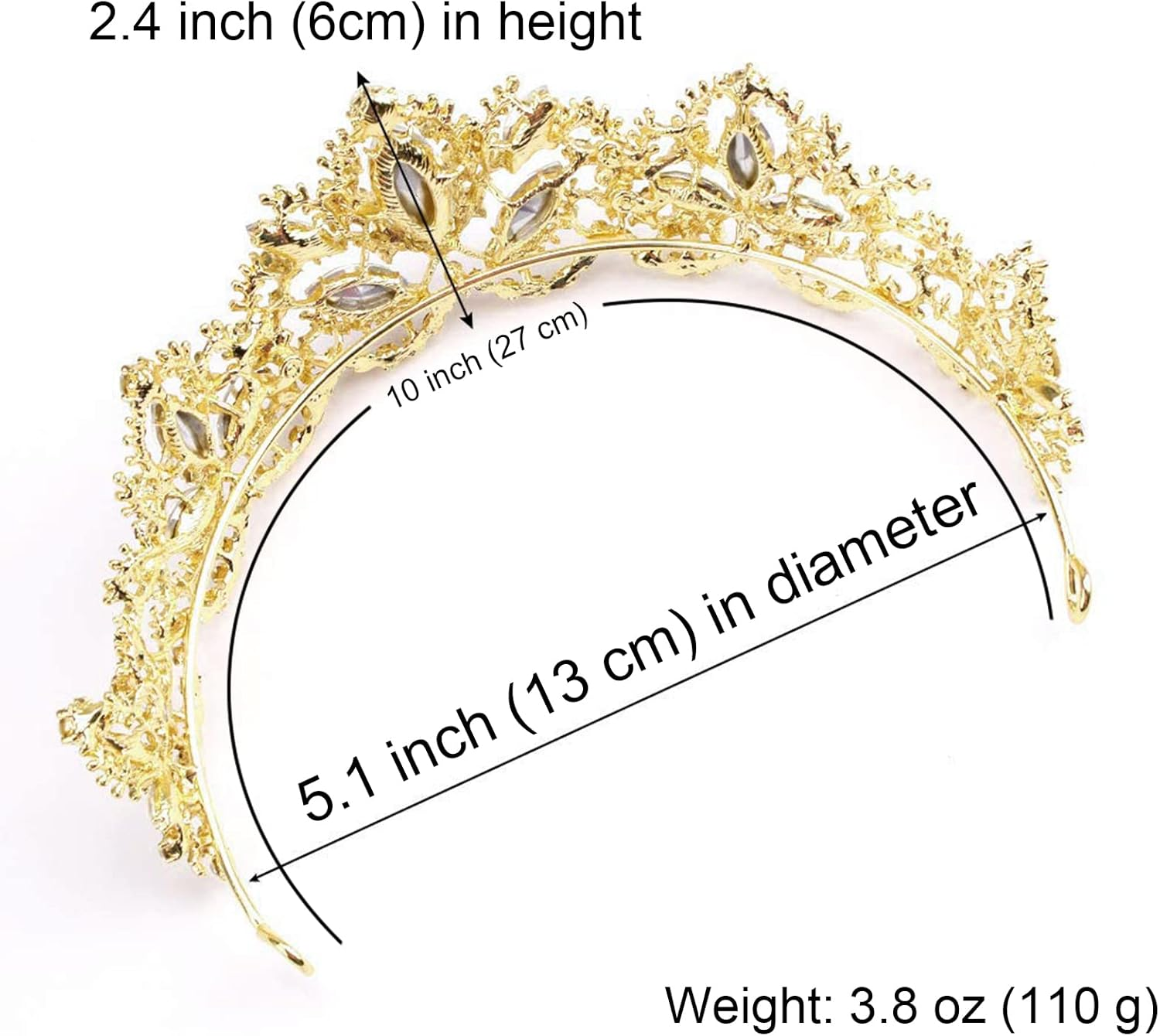 Exacoo 645 - Clear+Dark Gold (Comb Type) image number 7