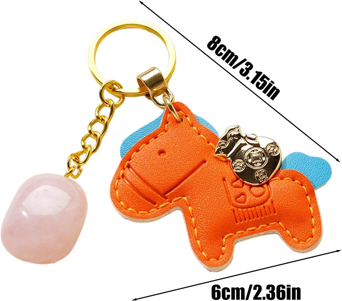 Wallet Pendant | 2026 Year of the S Faux Leather Lanyard | Animal Design Pendant for Backpack and Key Chain, for Women, Men, Teenagers, Men, Sons Gift