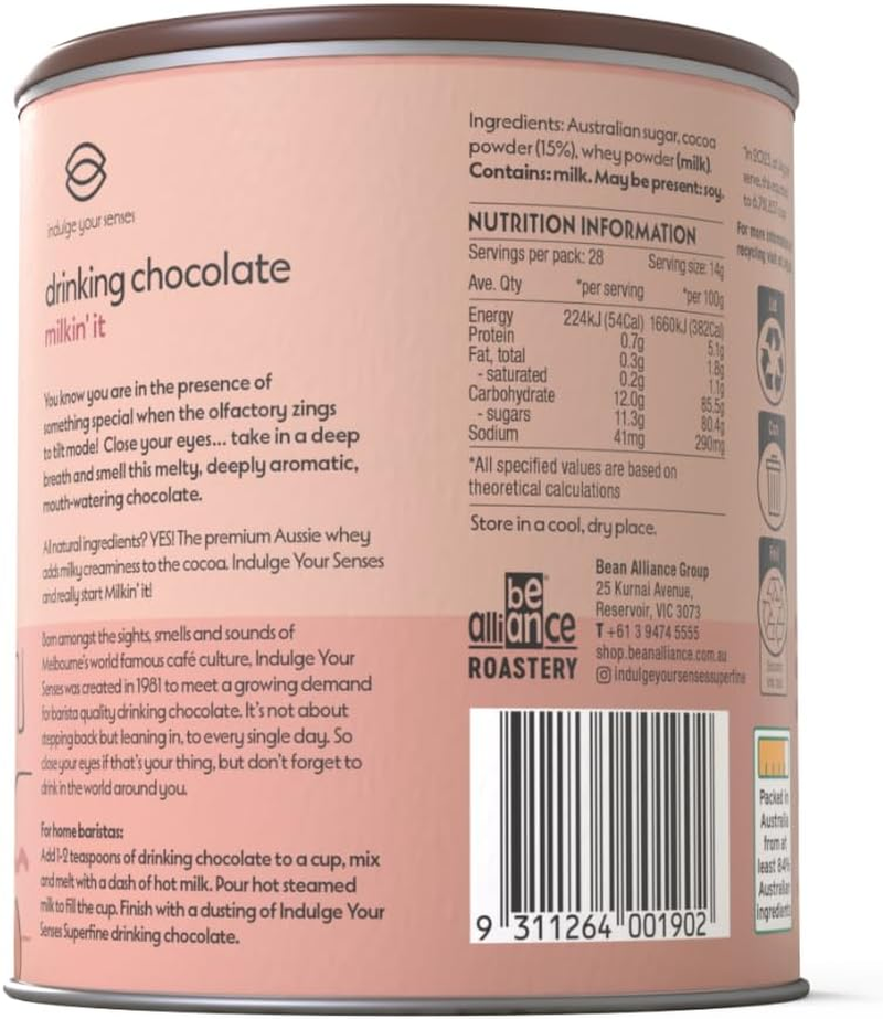 Indulge Your Senses Milkin' It Drinking Chocolate 400G image number 4