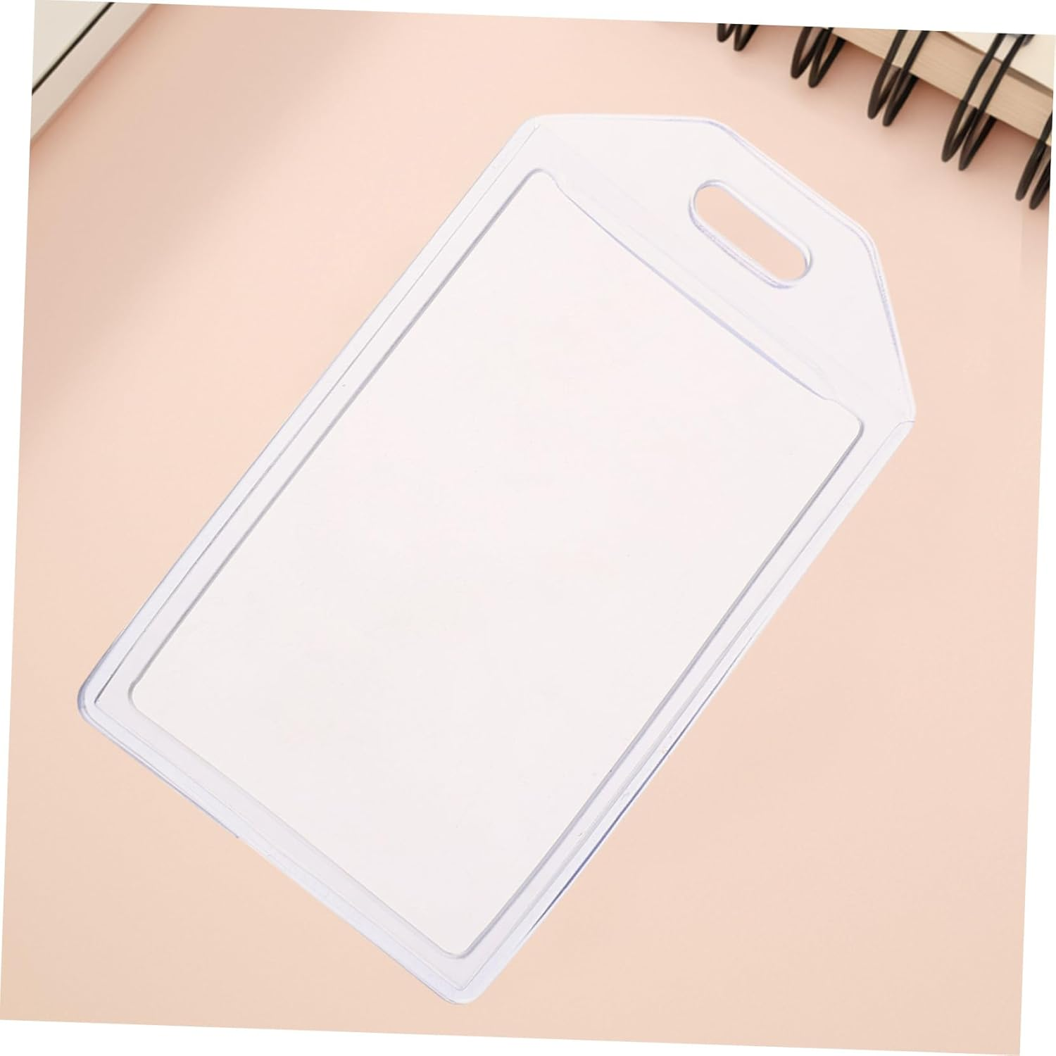 Parliky 10 Pcs PVC Luggage Tag Holders Clear Suitcase Id Label Tags Seal for Travel Business Card Insert High Visibility Prepunched for Easy Attachment image number 3