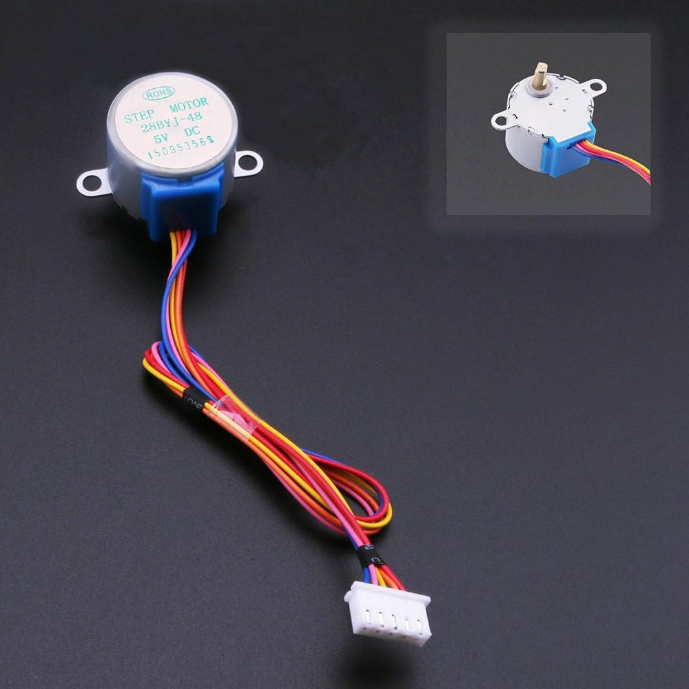 ELEGOO 5 Sets 28BYJ-48 ULN2003 5V Stepper Motor + ULN2003 Driver Board for Arduino image number 4