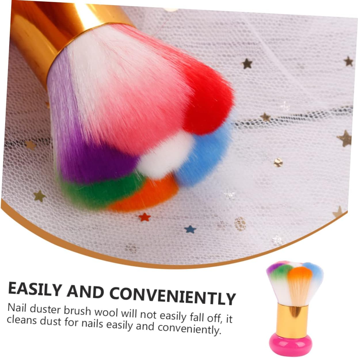 SAFIGLE Makeup Brush Cleaner Nail Art Cleaning Brush Manicure Supplies for Dust image number 1