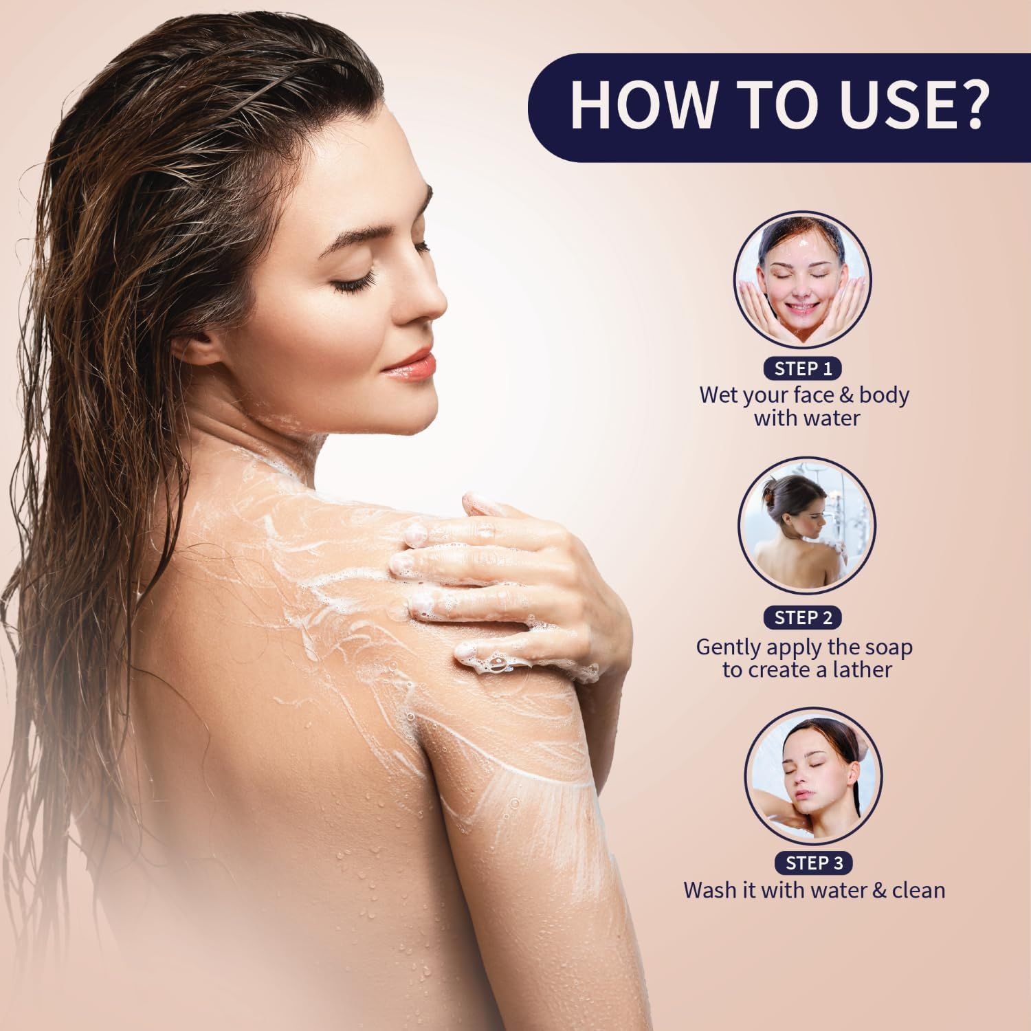 Ayouthveda Nuts & Saffron Luxury Castile Soap, Handmade Soap with Luxurious Kesari Aroma, Saffron, 100 Gm (Pack of 1) image number 1