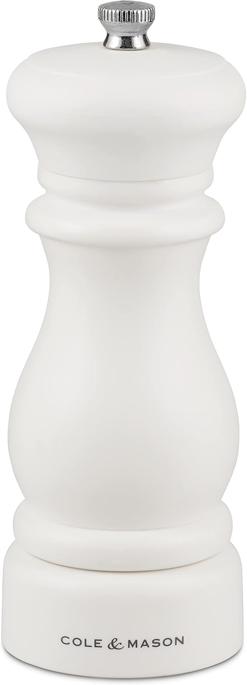 Cole & Mason Southwold Black & White Salt and Pepper Mill Set Gift Set - 165Mm Adjustable Grind | Classic Capstan Design | Diamond Sharp Ceramic Mechanism | 10-Year Guarantee | ABS Plastic image number 5