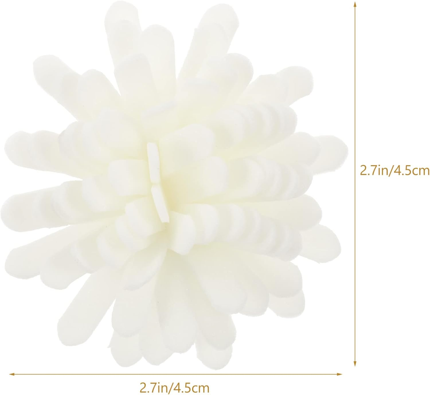 LALAFINA 100Pcs Simulated Chrysanthemum Aromatherapy Flower Essential Oil Diffuser Accessories image number 5