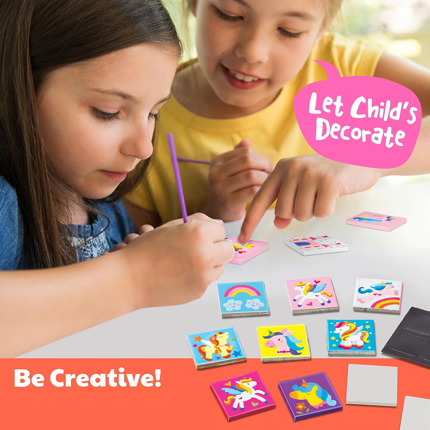 4M C4740 Unicorns Mini Tile Art image number 5