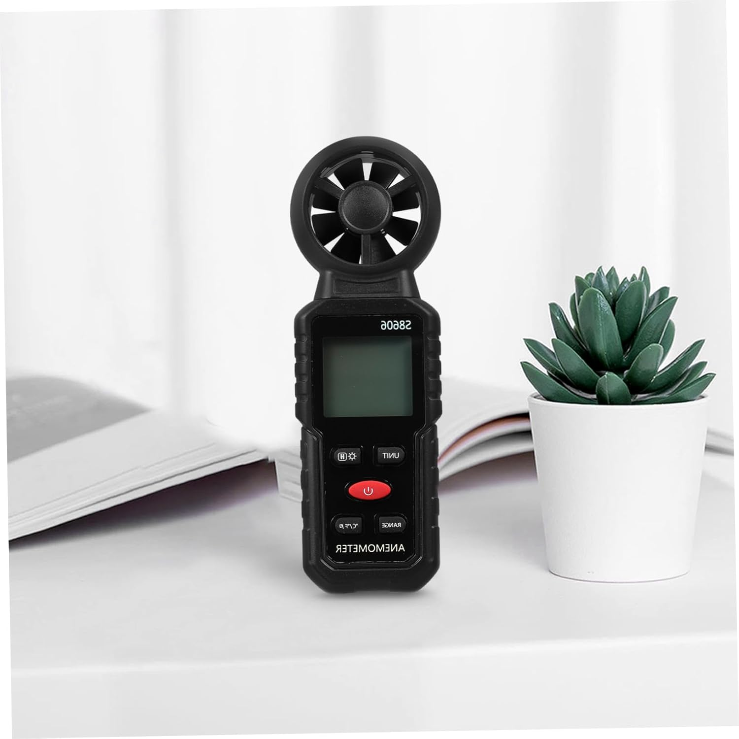 High Precision Handheld Anemometer Wind Speed Tester Portable Air Velocity Gauge Lightweight Compact Wind for Outdoor image number 1