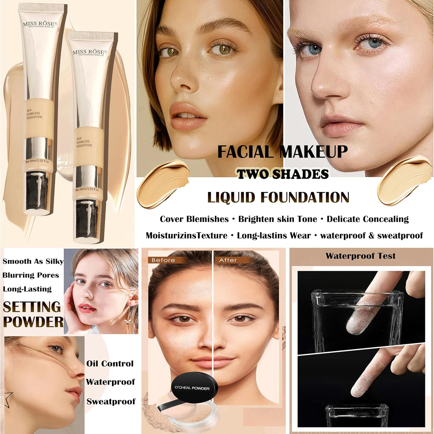 Hoorayeah Makeup Kit - Makeup Sets for Girl - Gift Sets for Women with Eye Shadow Palette, Lipstick