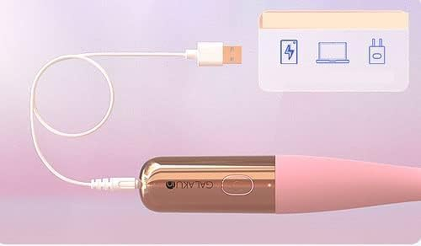 Waterproof 10 Modes Silent Powerful Handheld Electric Bullet Tool Personal Body Relaxation Men and Women, Strong Vibrating Bullet Wand Powerful Mini Wand Toy for Women image number 5