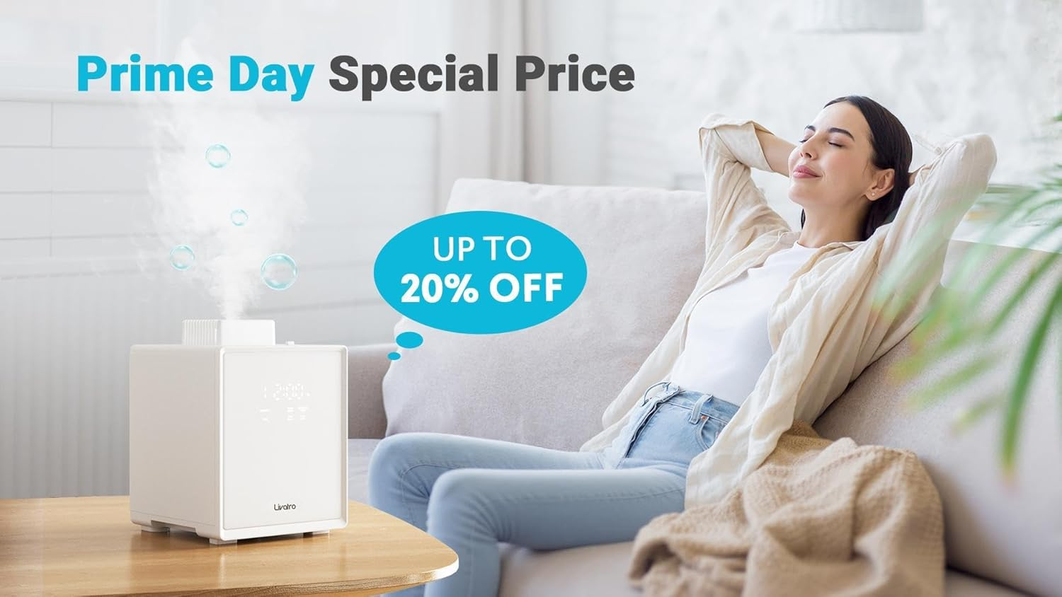 3L Stainless Steel Warm Mist Humidifier with Easy Clean and Warm Steam Function, Healthy Air Mist Humidifiers for Bedroom Living Room, with Sleep Mode and Auto-Off Setting image number 2