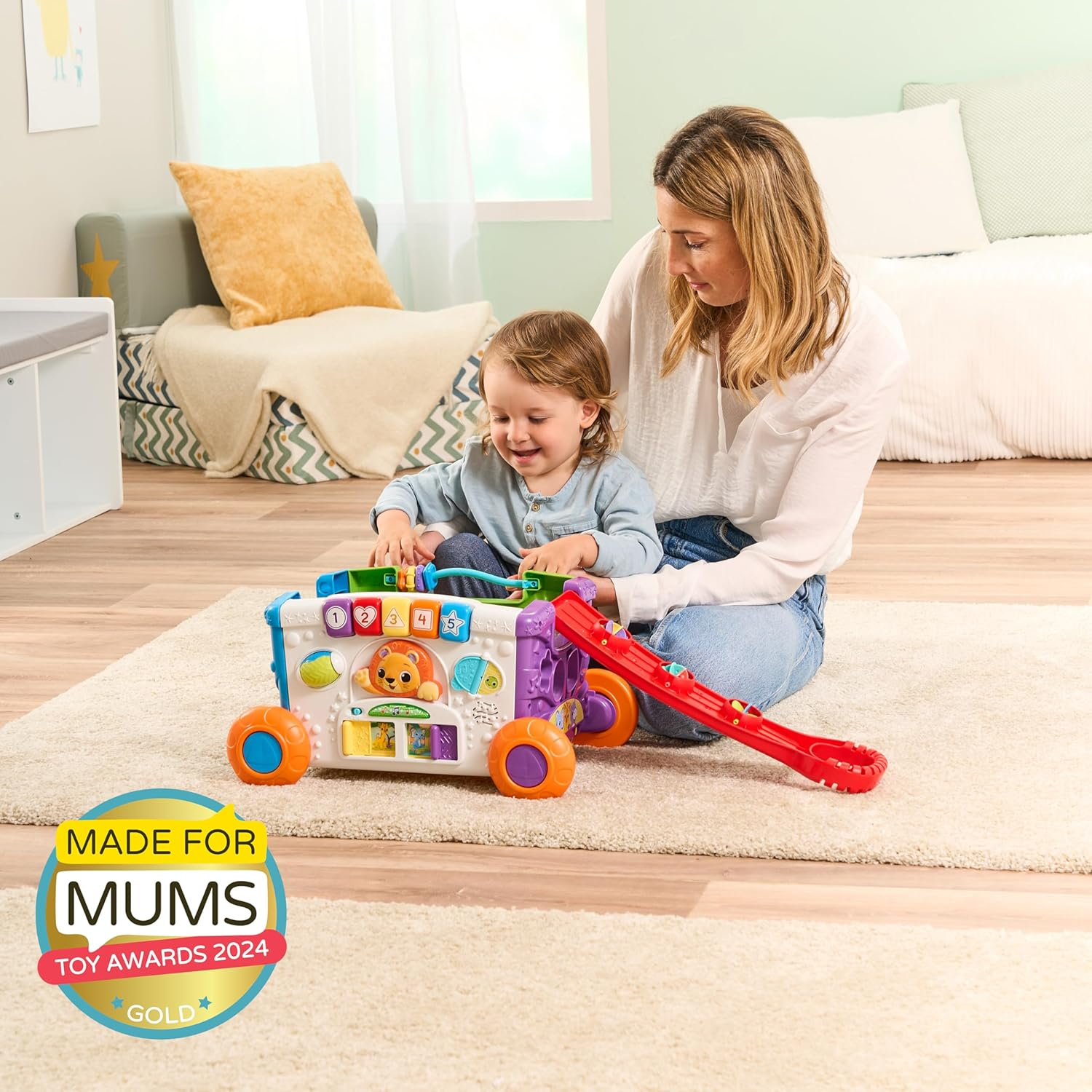 Vtech Sort and Discover Activity Wagon - Wagon, Activity Wagon - 568503 - Multicolour image number 6