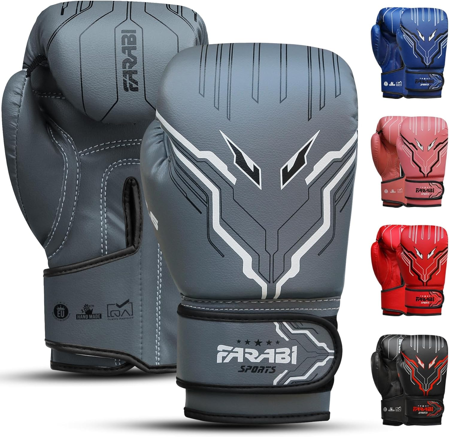 Farabi Sports Kids Boxing Gloves Boys and Girls Kickboxing Gloves 6-Oz Youth, Junior Boxing Gloves for MMA, Muay Thai, Boxing Pad, Punching Bag and Training for Age 5-10 Years