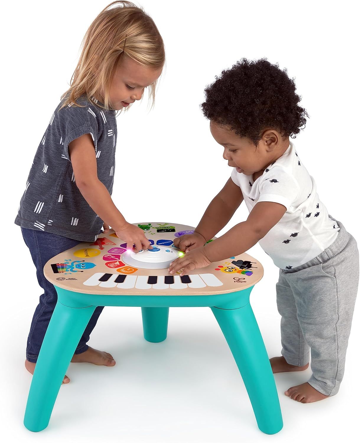 Baby Einstein Clever Composer Tune Table Magic Touch Electronic Wooden Activity Toddler Toy, Ages 6 Months + image number 6