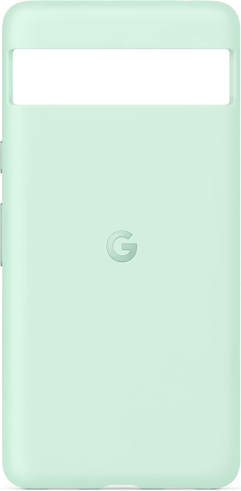 Google Pixel 7A Case - Durable Silicone Android Phone Case - Seafoam image number 3