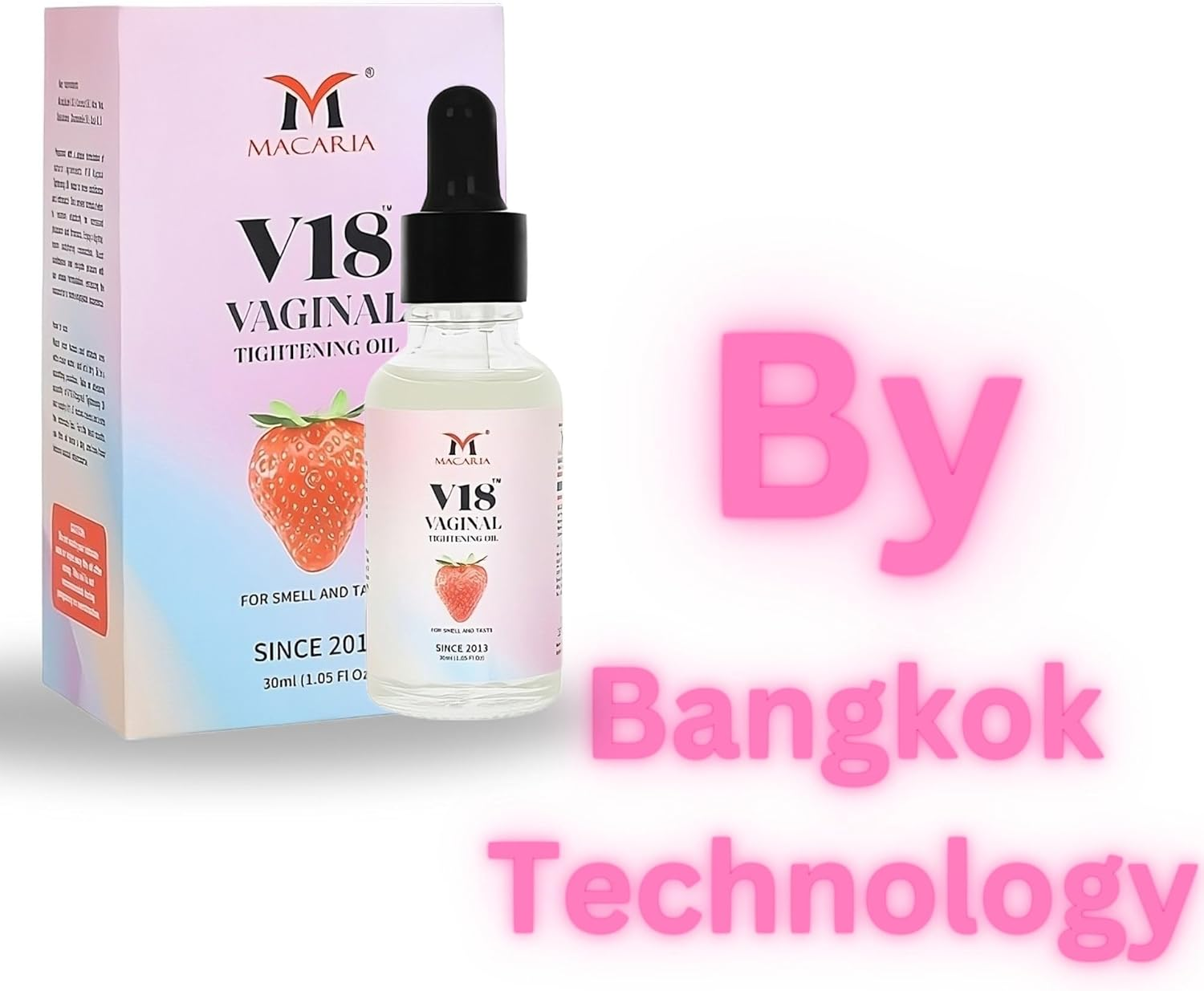V18 Vaginal Yoni Pussy Shrink Oil (Cream Gel) for Women & Girls Smell & Taste 30Ml image number 2