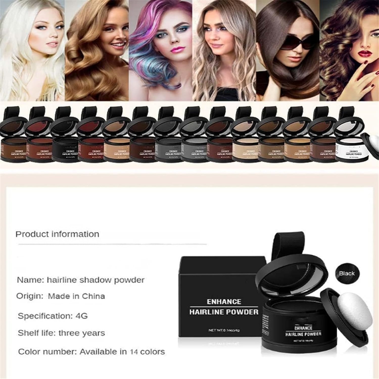 Waverloo Magic Root Cover Up, Waverlo Magic Root Cover Up, Waverly Magic Root Cover Up, 14 Colors Root Touch up Powder with Mirror, Instantly Conceals Hair Loss, Water Sweat Resistant (#06 Dark Brown) image number 2