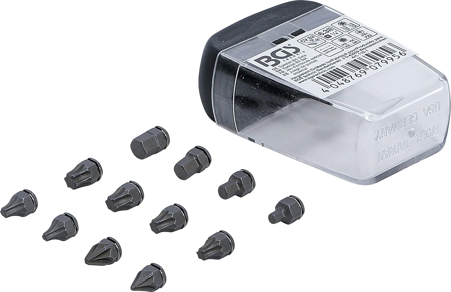 BGS 115-1 Special Bit Set, Drive Hexagon Socket 6.3 Mm (1/4 Inch) for Type 115 image number 1