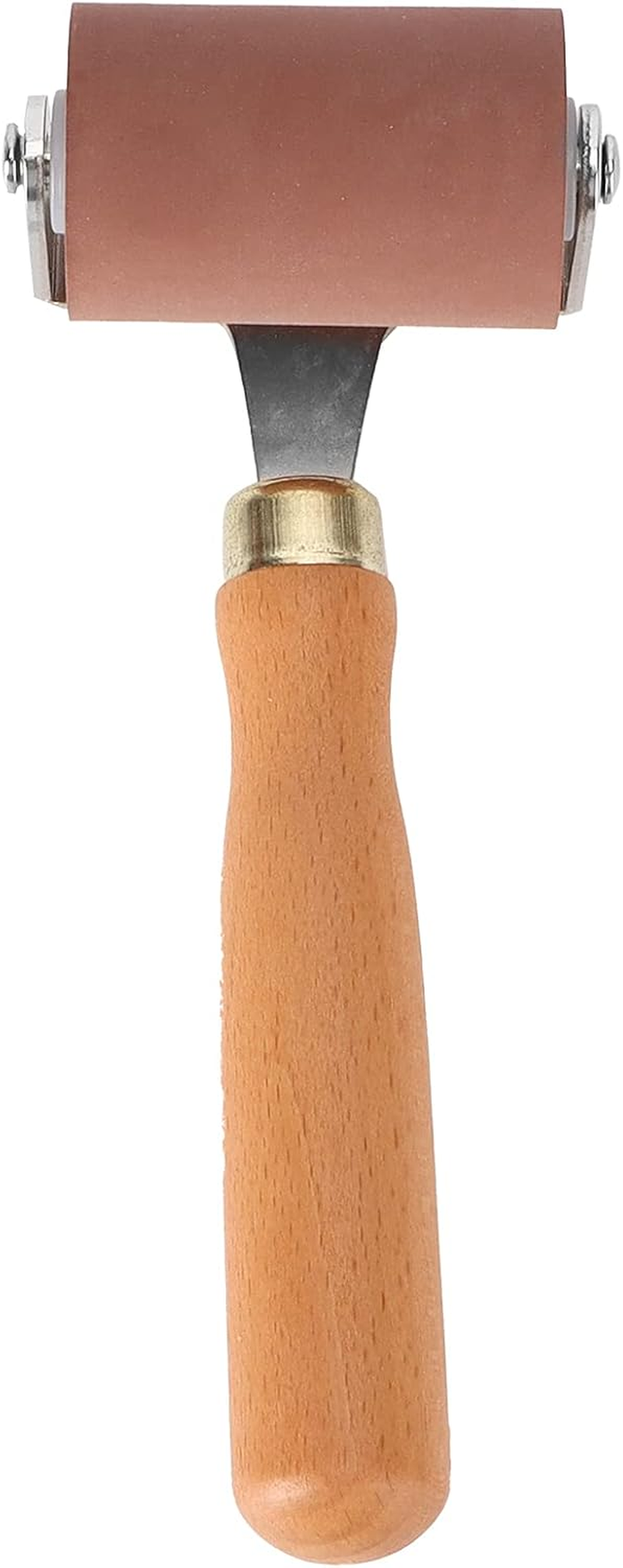 Soft Flexible Rubber Roller Craft Stamping Brayers Art Craft Roller, Rubber Brayer Roller for Printmaking Scrapbooks Ink Distribution (5Cm) image number 3