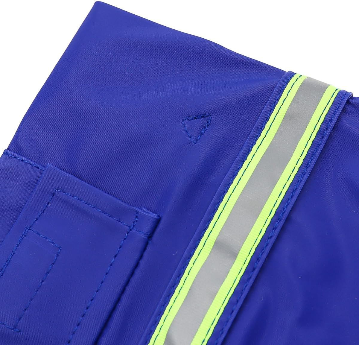 Namvo Dog Raincoat with Reflective Strips, Adjustable, with Hood for Small and Medium Dogs (L, Blue) image number 3