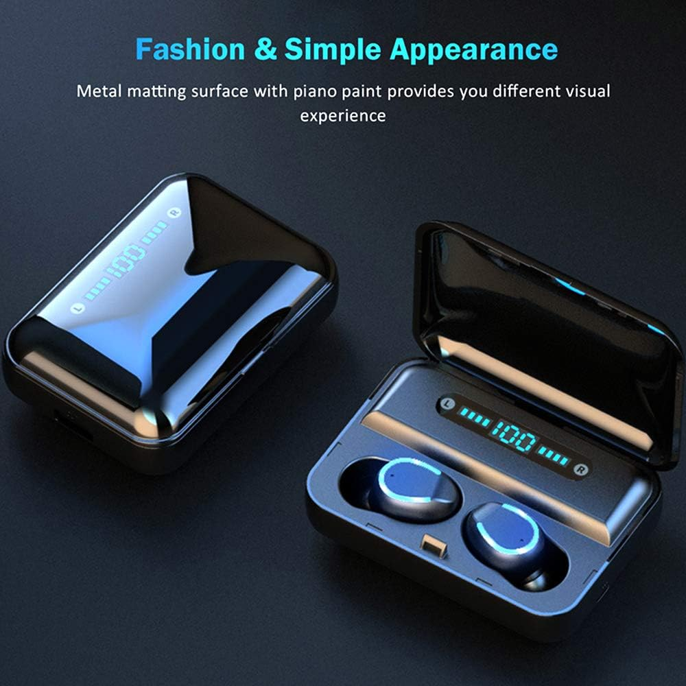 F9 5 TWS 0 Earphones HD Stereo Earbuds Noise Cancelling Gaming Headset Digital Display Headphones Button Sports with Mic image number 6