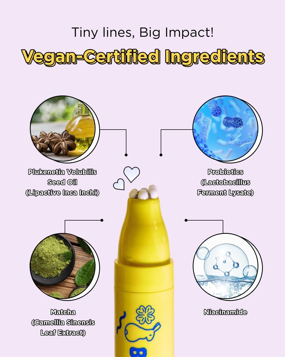 CHASIN' RABBITS Bunny Line Smoother Eye Cream Roller, 0.5 Fl Oz, Eye Cream with Surgical Steel Ball Rolling Stick, Eye Roller for Wrinkles, Dark Circles and under Eye Bags, Vegan, Korean Skin Care image number 2