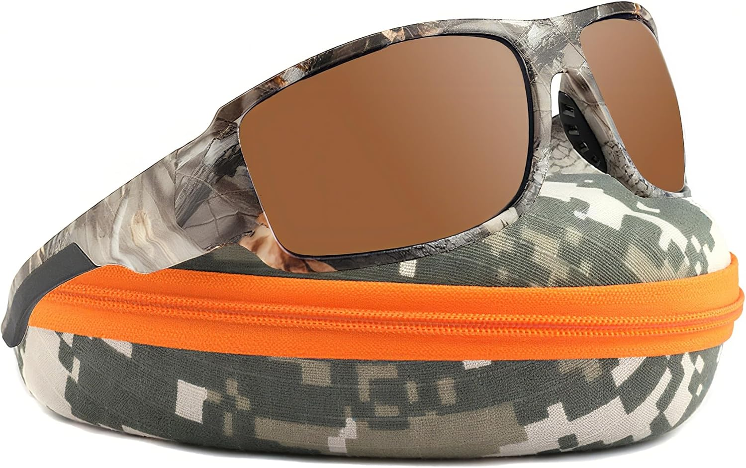 Polarized Sport Sunglasses for Men and Women,Ideal for Driving Fishing Cycling and Running,Uv Protection EMS-TR90 Frame