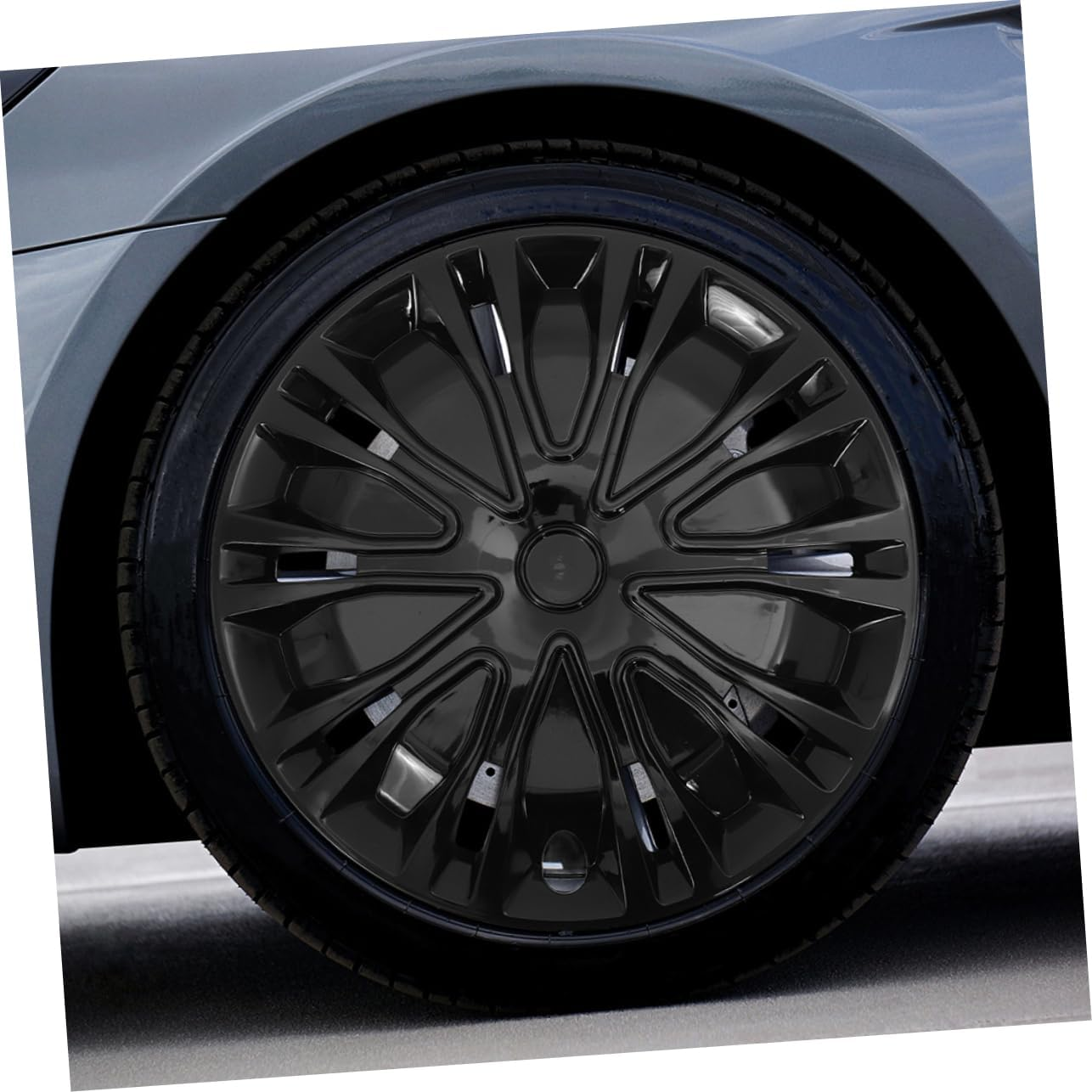 ULTECHNOVO Hubcap Rim Cover Wheel Cover Replacement for Car Accessories Wheel Hubcap Distinctive Design for Vehicle Appearance Enhancement