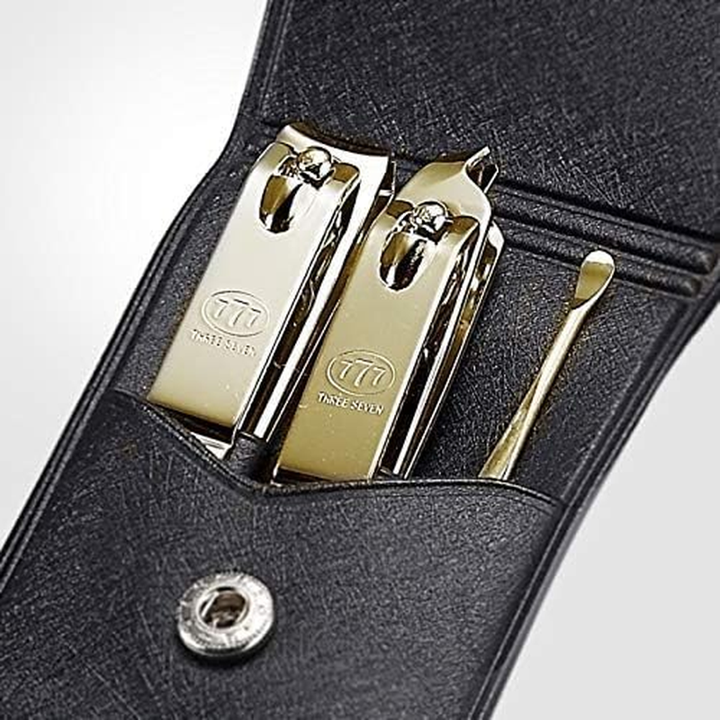 Three Seven (777) Travel Manicure Grooming Kit Nail Clipper Set (3 Pcs, 78RG), MADE in KOREA, since 1975. image number 3