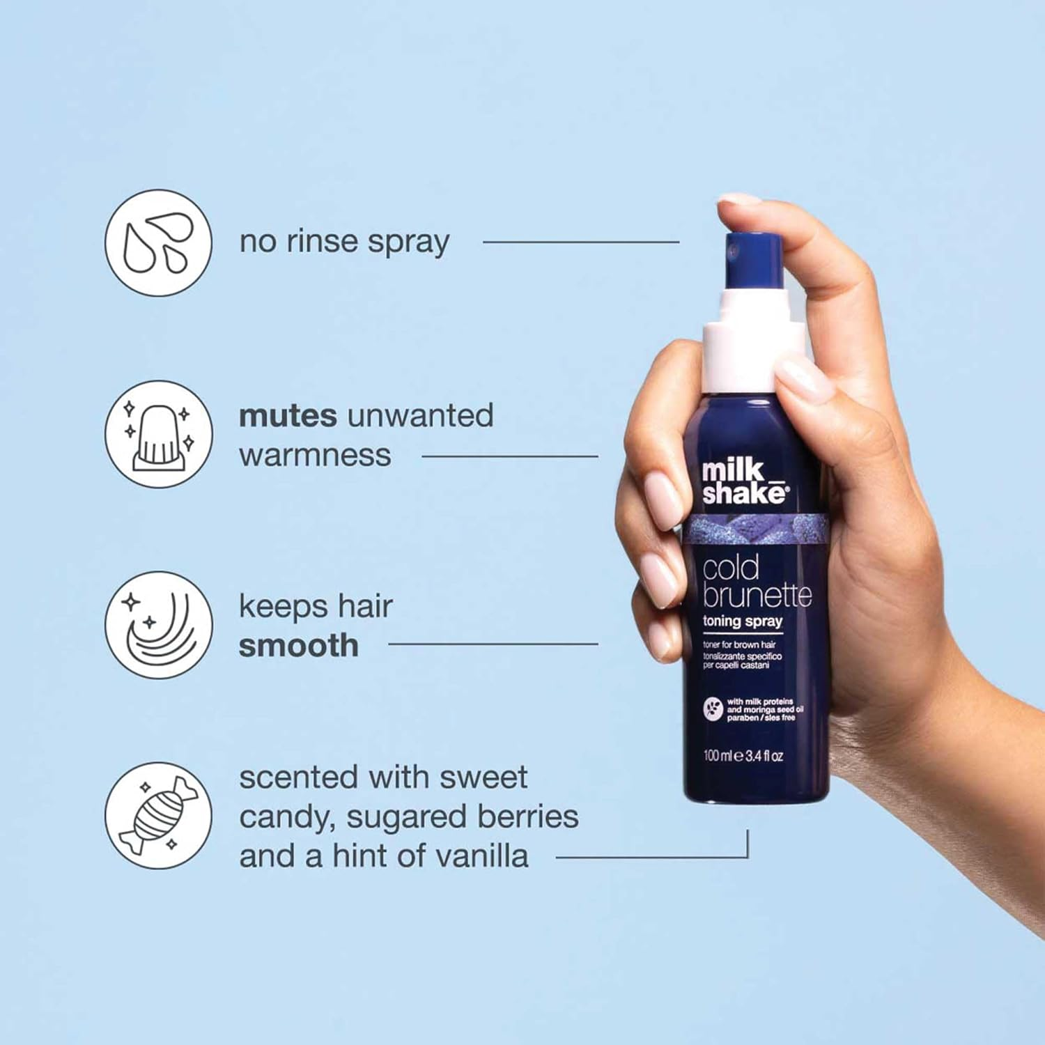 Milk_Shake Cold Brunette Toning Spray 100 Ml image number 1