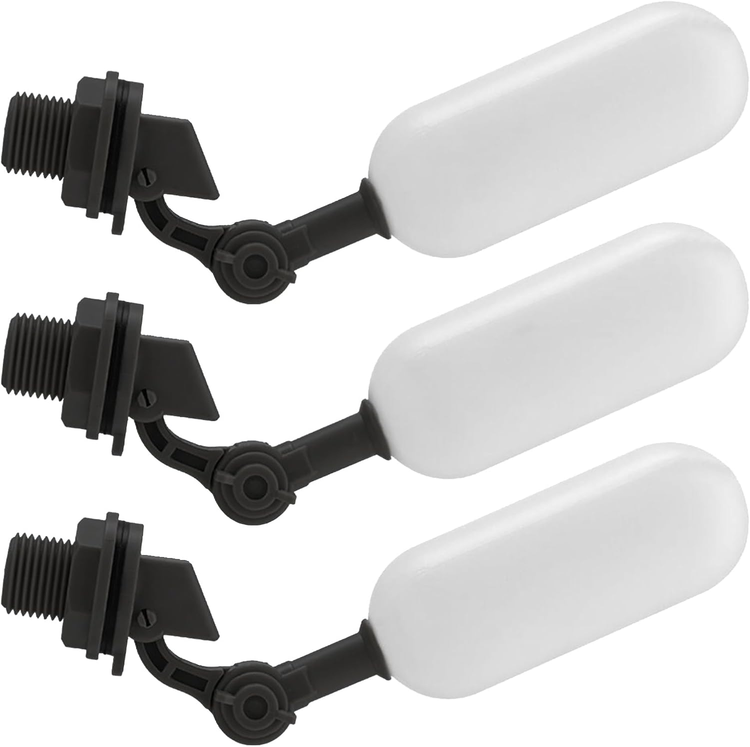 3 Pcs Float Valve Set, 1/2 in (1.27 CM) Water Supply Pipe Float Valve with Adjustable Arm, Automatic Water Level Control for Pools, Aquariums, and Livestock Drinking Troughs image number 4