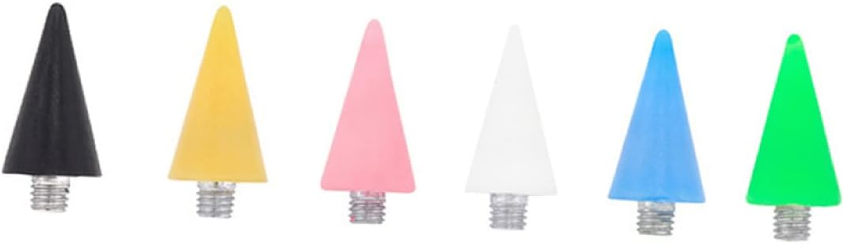 Baluue Acrylic Dotting Pen Replacement Head Set 3Pcs Green Nail Art Tools for Manicure Wax Head Dotting Pen for Rhinestones Picking and Diy Nail Designs - Green image number 5