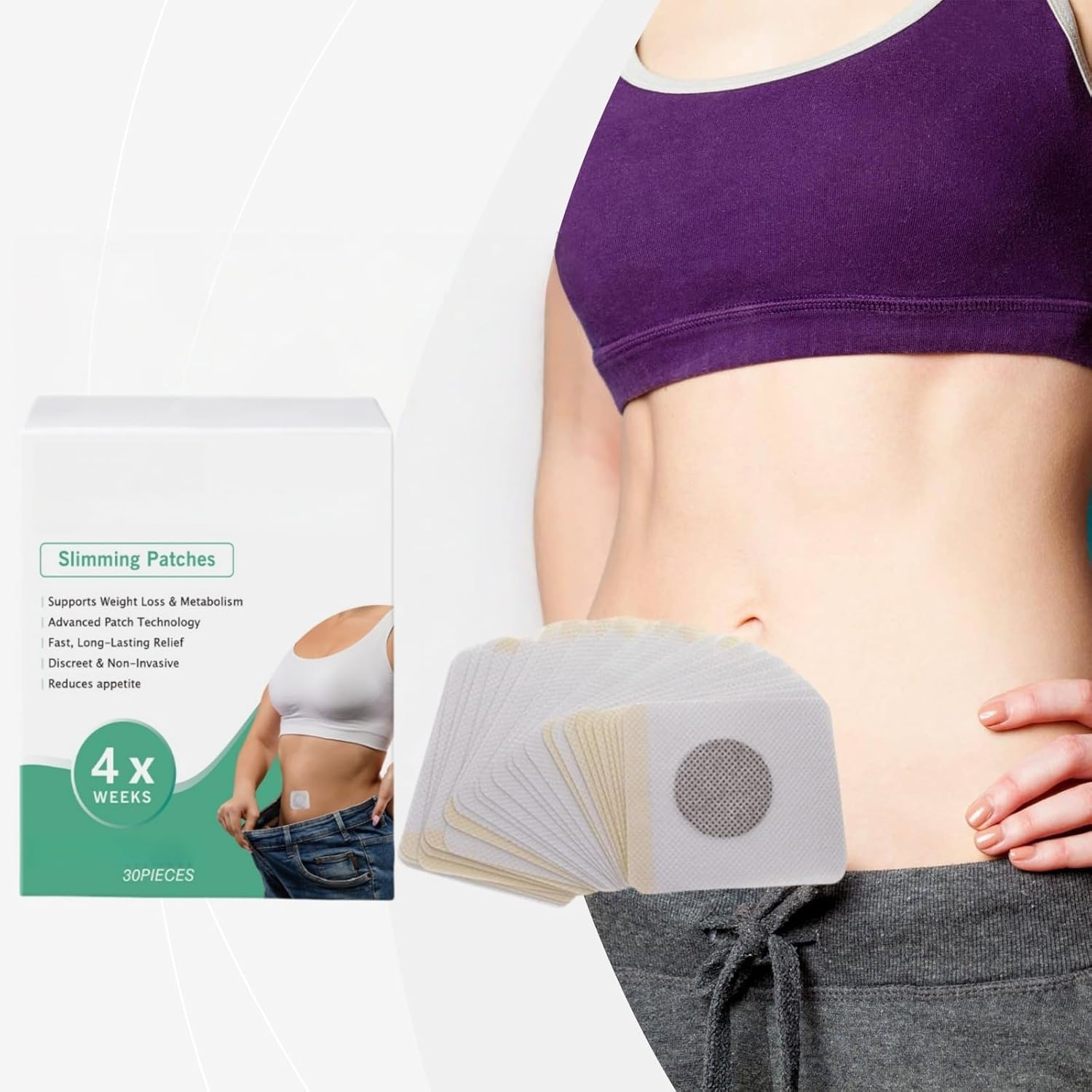 Body Patches for Women over 50 - Safe Slimming with 24H Firming & Deep Moisturizing, Easy Daily Application - 4 image number 2